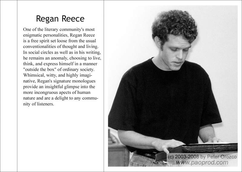 Portraits chapbook - Regan Reece