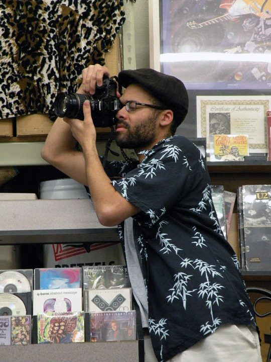 At the Lost Art Open Mic. Photo by Lilly Penhall.