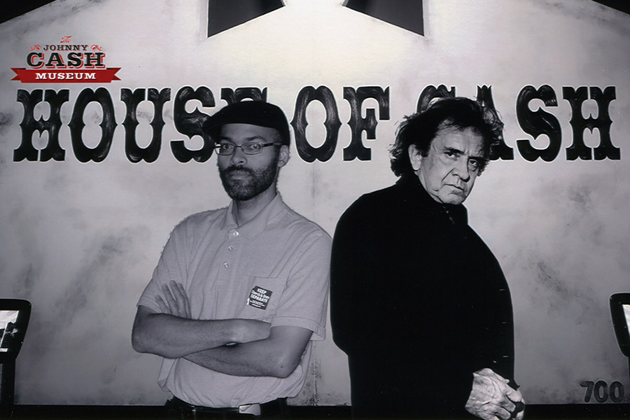 At the Johnny Cash Museum in Nashville