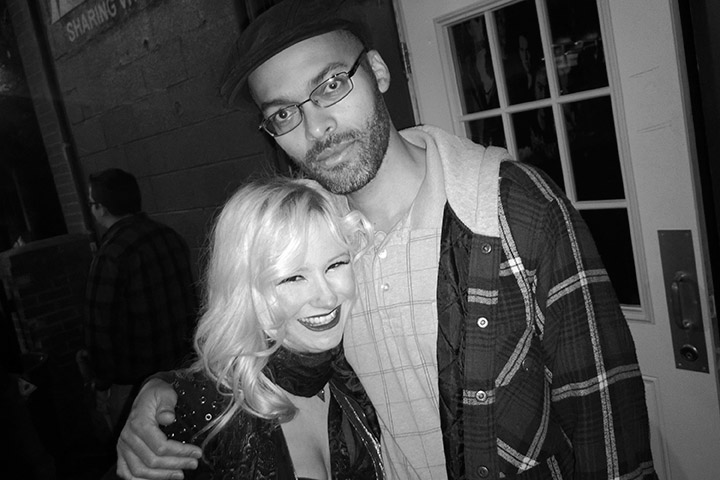 With my friend Roxi of Silver Loves Mercury. Original photo by Alex Pogosov.