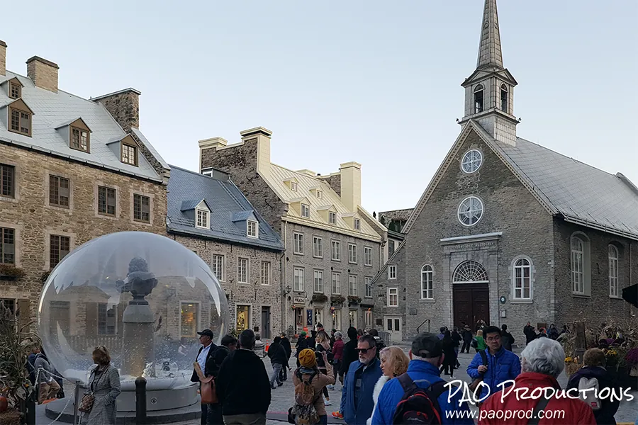 Place Royale in Quebec City, 2019