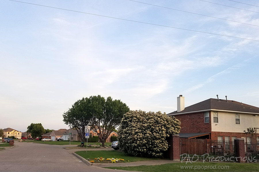 View off Mesquite Valley Road in Mesquite, TX, 2022