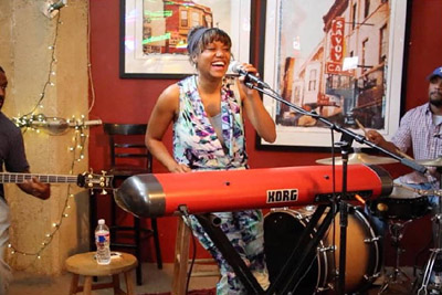 Ellen Once Again at the Ghost of Blind Lemon surprise party