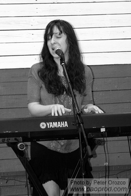 Emmeline at the Lost Art Open Mic