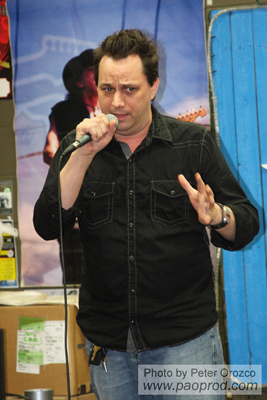 Dave at the Lost Art Open Mic