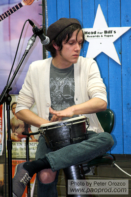 Matthew Vasquez at the Lost Art Open Mic