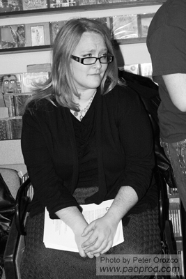 Desmene Statum at the Lost Art Open Mic