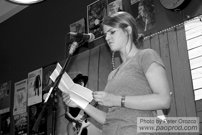 Hannah H. at the Lost Art Open Mic