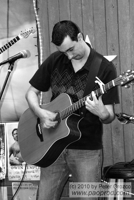 Mark Brandt at the Lost Art Open Mic