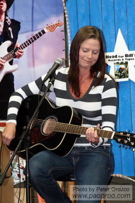 Joanna Pierce-Endsley at the Lost Art Open Mic