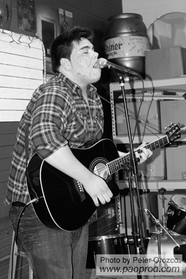 Joshua Martin at the Lost Art Open Mic
