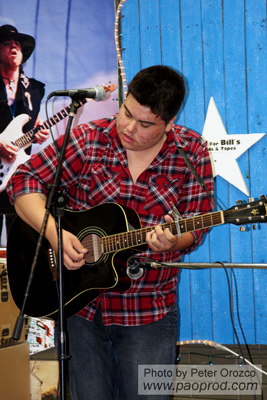 Joshua Martin at the Lost Art Open Mic