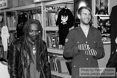 Joey Cloudy and Harry McNabb at the Lost Art Open Mic