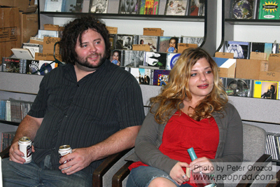 Josh Weir and Maggie Smith at the Lost Art Open Mic