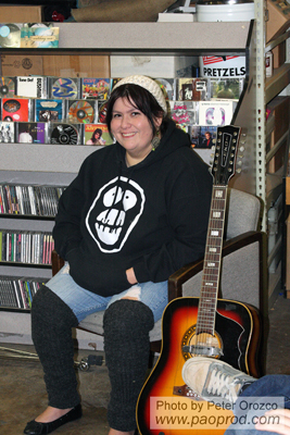 Opalina Salas at the Lost Art Open Mic