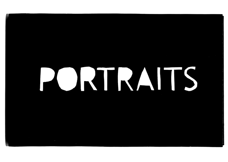 Portraits chapbook - front cover